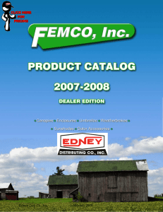 Edney Dist. Co., Inc. 1-800-445-2976