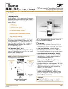 CPT PC-Programmable Transmitter