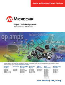 www.microchip.com/analog Signal Chain Design Guide