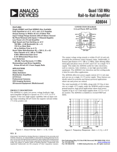 Analog Devices AD8044AR-14 datasheet: pdf