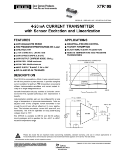 XTR105 - Texas Instruments