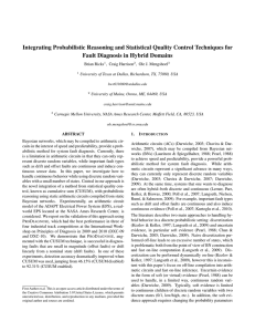 Integrating Probabilistic Reasoning and Statistical Quality Control