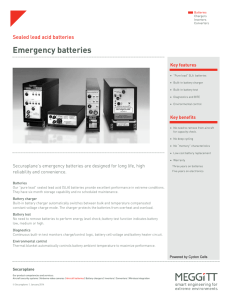 Emergency batteries