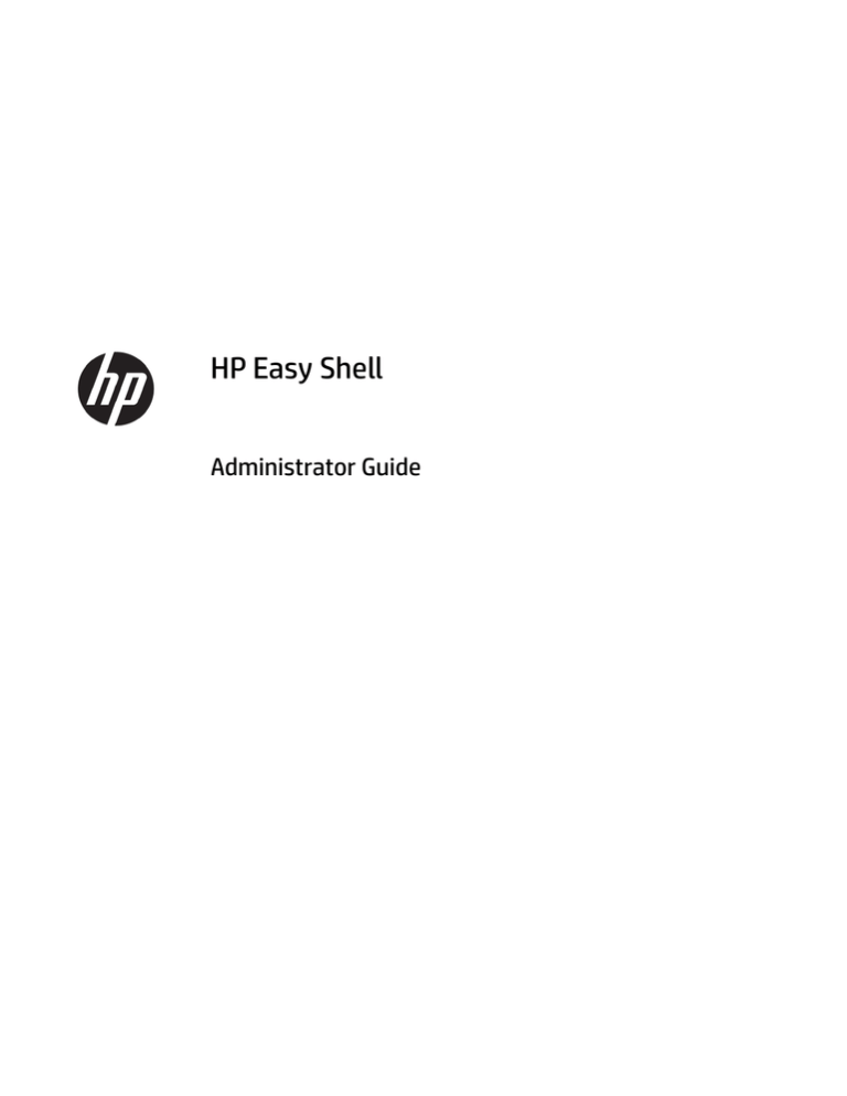 Hp easy shell настройка