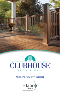 Clubhouse Product Guide