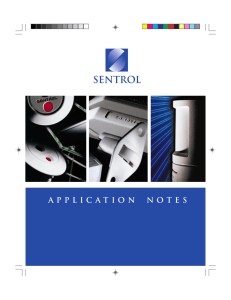 SENTROL Application notes