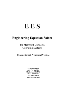 EES-Manual