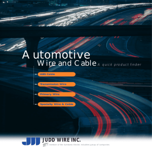 Automotive - Judd Wire, Inc.