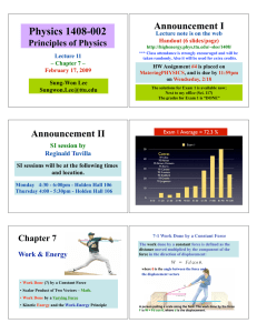 Physics 1408-002 Principles of Physics