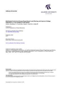 Distributed Control to Ensure Proportional Load Sharing and