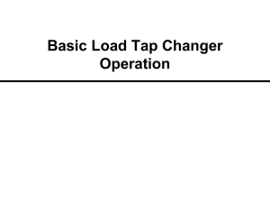 Basic Load Tap Changer Operation