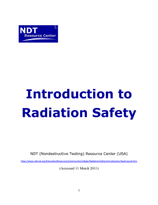Introduction to Radiation Safety