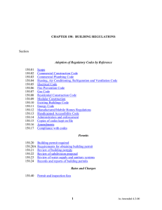 Building Regulations - Haywood County Government