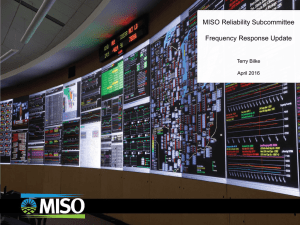 20160413 RSC Item 03 Frequency Response Update