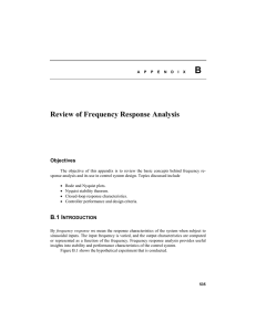 app B - Review Of Frequency Response Analysis