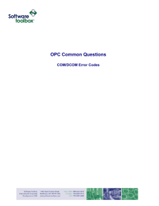 OPC Common Questions