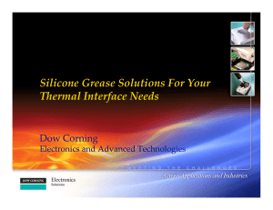 Thermally Conductive Greases