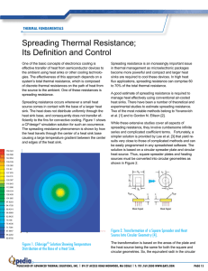 Spreading Thermal Resistance - Electronics Protection Magazine
