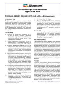 Thermal Design Considerations