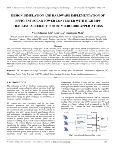 design, simulation and hardware implementation of