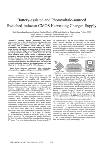 Battery-Assisted and Photovoltaic-Sourced Switched