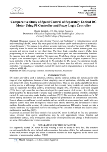 Comparative Study of Speed Control of Separately Excited DC