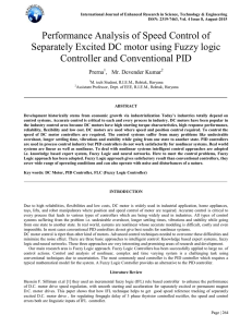 Performance Analysis of Speed Control of Separately Excited DC