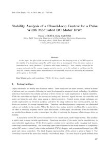 Stability Analysis of a Closed-Loop Control for a Pulse