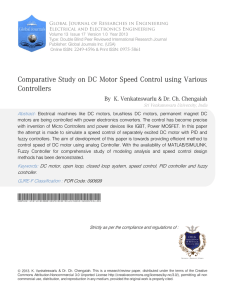 Comparative Study on DC Motor Speed Control