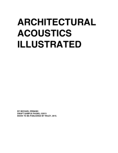 Architectural Acoustics Illustrated Sample Book Pages