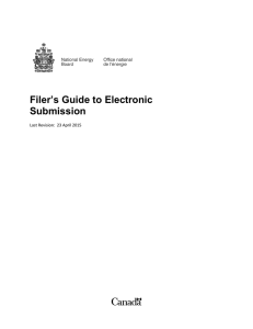 Filer`s Guide to Electronic Submission [PDF 446 KB]