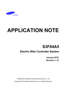 Electric Bike Controller System