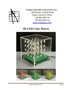 LED Cube Manual