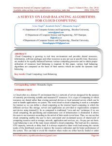 International Journal of Computer Application Issue 4, Volume 6