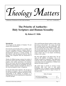 Nov/Dec 2011 Theology Matters