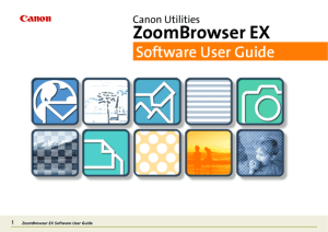 ZoomBrowser EX Software User Guide