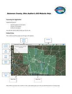 Delaware County, Ohio Auditor`s GIS Website Help
