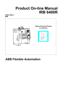 ABB Flexible Automation Product On