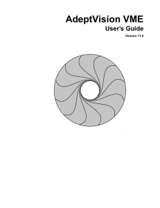 AdeptVision VME User`s Guide