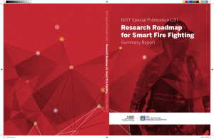 Research Roadmap for Smart Fire Fighting