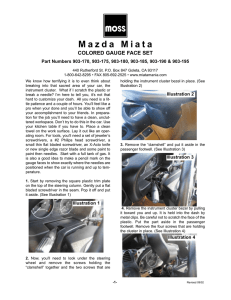 Mazda Miata - Moss Motors