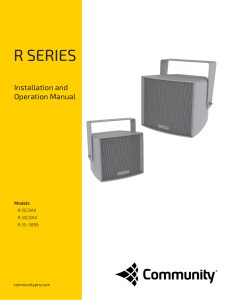 R.35 Manual  - Sound Productions