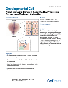 Nodal Signaling Range Is Regulated by