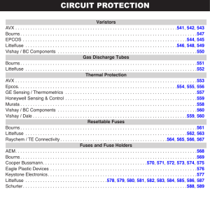 Circuit Protection - Mouser Electronics