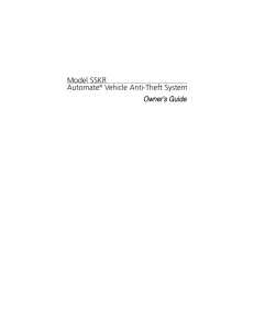 Model SSKR Automate® Vehicle Anti