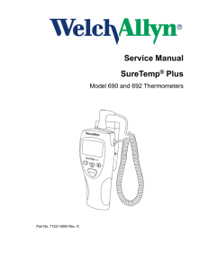 Service Manual SureTemp® Plus