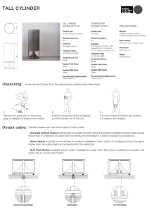 tall cylinder - Architettura Sonora