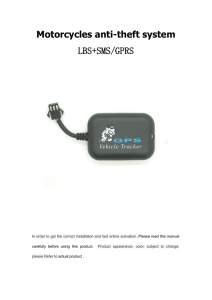 摩托车防盗系统 LBS+SMS/GPRS - Sunsky