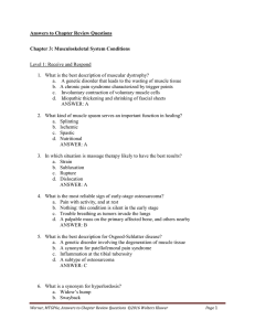 Answers to Chapter Review Questions Chapter 3