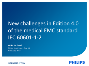 New challenges in Edition 4.0 of the medical EMC standard IEC